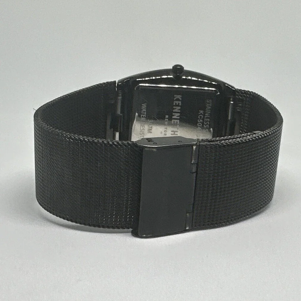 Kenneth Cole KC50489007 Men's Stainless Steel Mesh Analog Dial Wristwatch HME676